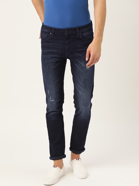 United Colors of Benetton Men Navy Blue Tapered Fit Mid-Rise Mildly Distressed Stretchable Jeans
United Colors of Benetton Men Navy Blue Tapered Fit Mid-Rise Mildly Distressed Stretchable Jeans