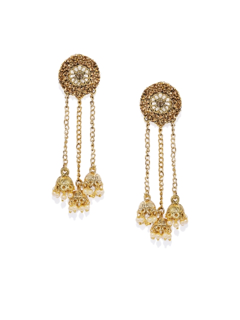 ASMITTA JEWELLERY Gold-Plated Classic Drop Earrings