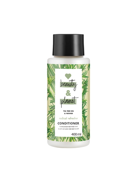 Love Beauty & Planet Tea Tree and Vetiver Aroma Radical Refresher Conditioner 400 ml, White
Love Beauty & Planet Tea Tree and Vetiver Aroma Radical Refresher Conditioner 400 ml, White