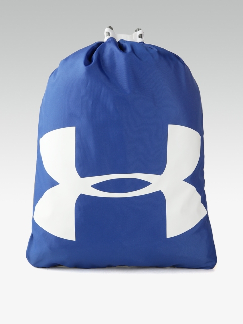 UNDER ARMOUR Unisex Blue & Grey Brand Logo Ozsee Sackpack