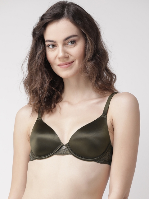 Marks & Spencer Olive Green Solid Underwired Lightly Padded Everyday Bra T816355IKHAKI
Marks & Spencer Olive Green Solid Underwired Lightly Padded Everyday Bra T816355IKHAKI