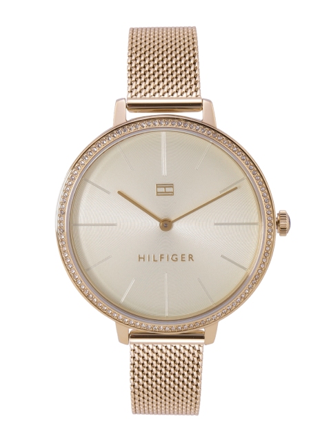 Tommy Hilfiger Women Gold-Toned Dial & Bracelet Style Straps Analogue Watch TH1782114W
Tommy Hilfiger Women Gold-Toned Dial & Bracelet Style Straps Analogue Watch TH1782114W