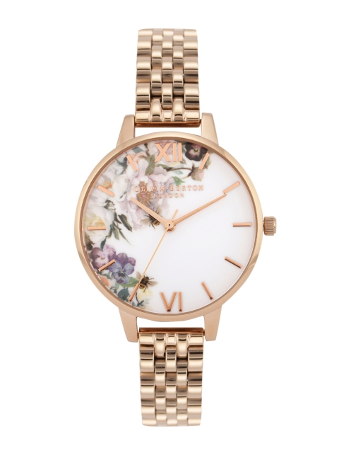 OLIVIA BURTON LONDON Women White Analogue Watch OB16EG135W