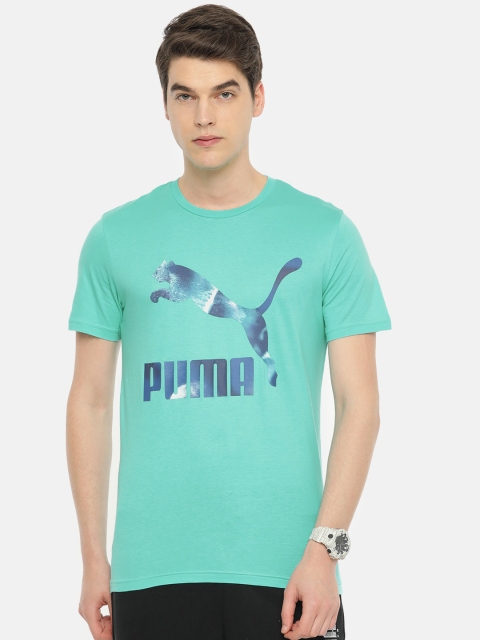 Puma Men Turquoise Blue Printed Round Neck Slim Fit Cloud Pack Graphic Pure Cotton T-shirt
Puma Men Turquoise Blue Printed Round Neck Slim Fit Cloud Pack Graphic Pure Cotton T-shirt