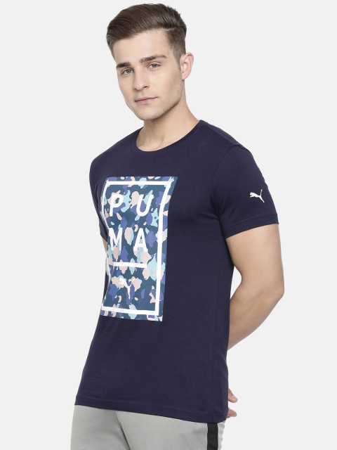 Puma Men Navy Blue Slim Fit Printed Above The Bar Camo Round Neck Pure Cotton T-shirt
Puma Men Navy Blue Slim Fit Printed Above The Bar Camo Round Neck Pure Cotton T-shirt