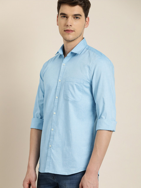 INVICTUS Men Blue Slim Fit Solid Casual Shirt
INVICTUS Men Blue Slim Fit Solid Casual Shirt