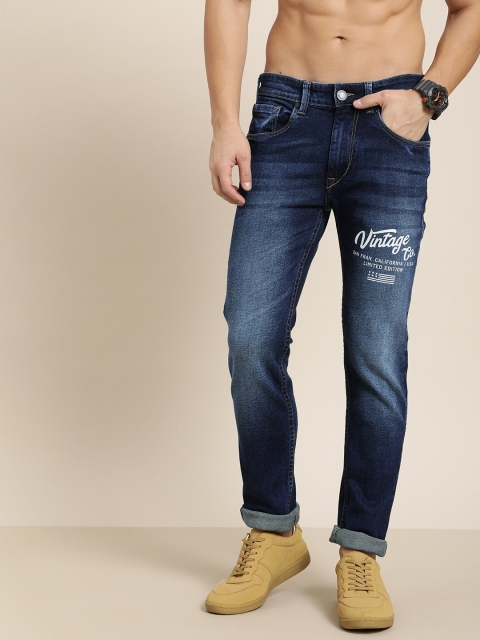 Moda Rapido Men Blue Slim Fit Mid-Rise Low Distress Stretchable Jeans With Printed Detail
Moda Rapido Men Blue Slim Fit Mid-Rise Low Distress Stretchable Jeans With Printed Detail