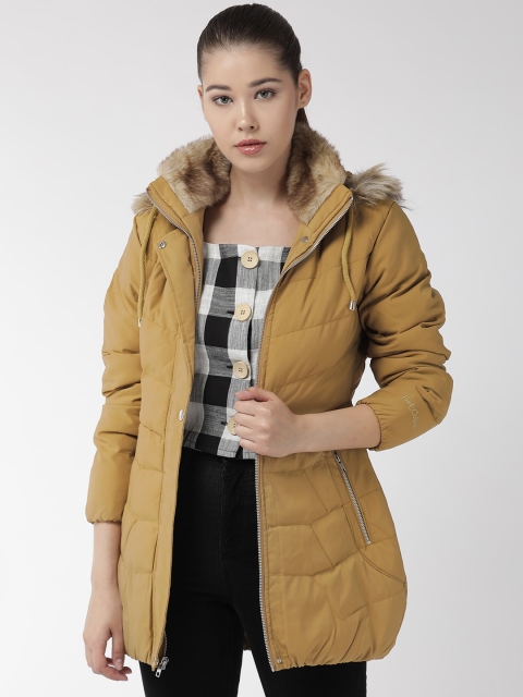 Fort Collins Women Khaki Solid Parka