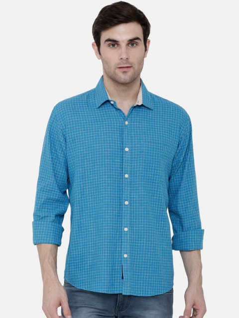 CAVALLO by Linen Club Men Cotton Linen Blue Regular Fit Checked Sustainable Casual Shirt
CAVALLO by Linen Club Men Cotton Linen Blue Regular Fit Checked Sustainable Casual Shirt