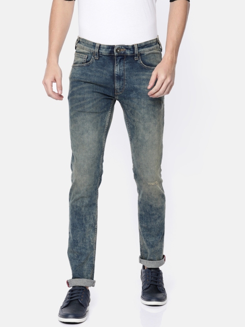 Pepe Jeans Men Blue Dony Vapour Regular Fit Mid-Rise Low Distress Stretchable Jeans
Pepe Jeans Men Blue Dony Vapour Regular Fit Mid-Rise Low Distress Stretchable Jeans