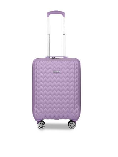 United Colors of Benetton Lavender 360-Degree Rotation Water Resistant Cabin Trolley Bag
United Colors of Benetton Lavender 360-Degree Rotation Water Resistant Cabin Trolley Bag