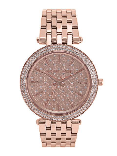 Michael Kors Women Rose Gold-Toned Dial Watch MK3399I
Michael Kors Women Rose Gold-Toned Dial Watch MK3399I