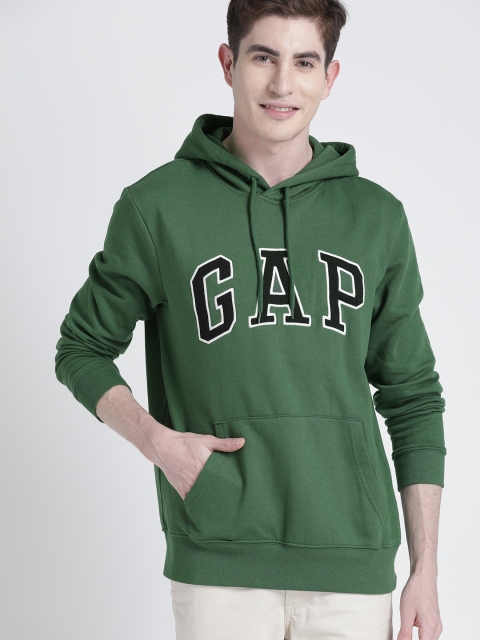 GAP Men's Logo Pullover Hoodie, Green