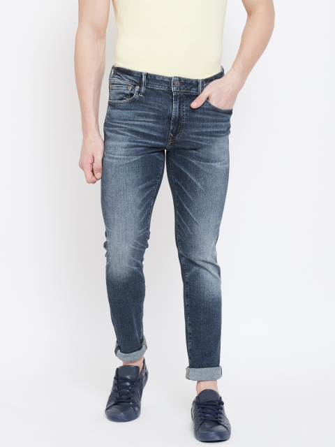 AMERICAN EAGLE OUTFITTERS Navy Blue Super Skinny Fit Mid-Rise Clean Look Stretchable Jeans
AMERICAN EAGLE OUTFITTERS Navy Blue Super Skinny Fit Mid-Rise Clean Look Stretchable Jeans