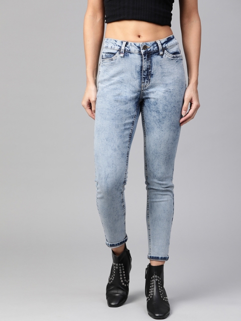 The Roadster Lifestyle Co Women Blue Skinny Fit Mid-Rise Clean Look Acid Wash Stretchable Jeans
The Roadster Lifestyle Co Women Blue Skinny Fit Mid-Rise Clean Look Acid Wash Stretchable Jeans