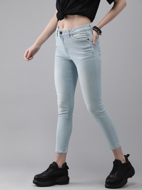 The Roadster Lifestyle Co Women Blue Skinny Fit Mid-Rise Clean Look Stretchable Cropped Jeans
The Roadster Lifestyle Co Women Blue Skinny Fit Mid-Rise Clean Look Stretchable Cropped Jeans