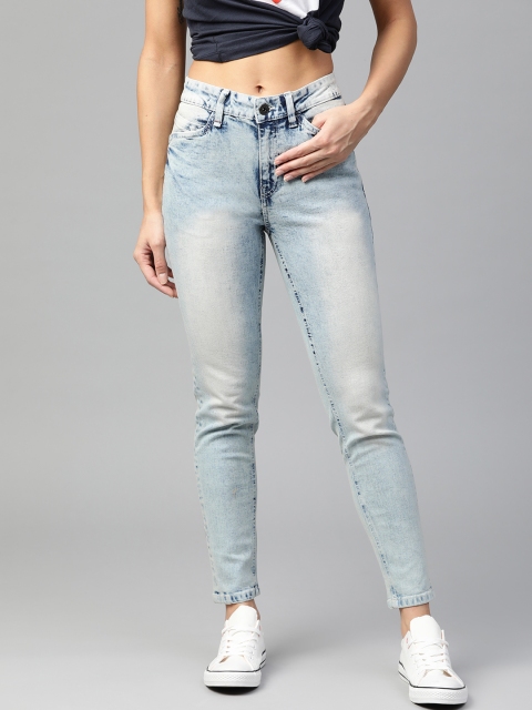 The Roadster Lifestyle Co Women Blue Skinny Fit Mid-Rise Clean Look Stretchable Jeans
The Roadster Lifestyle Co Women Blue Skinny Fit Mid-Rise Clean Look Stretchable Jeans