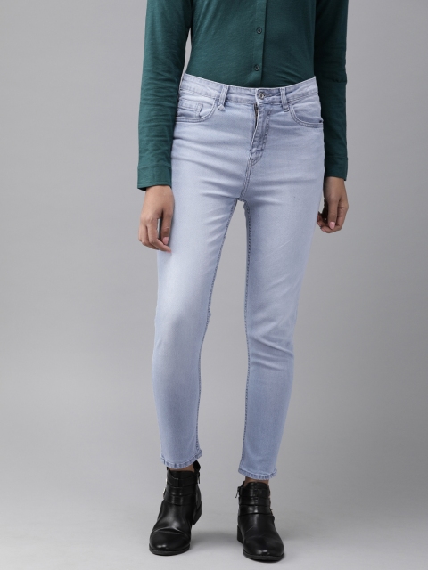 The Roadster Lifestyle Co Women Blue Skinny Fit High-Rise Clean Look Stretchable Jeans
The Roadster Lifestyle Co Women Blue Skinny Fit High-Rise Clean Look Stretchable Jeans