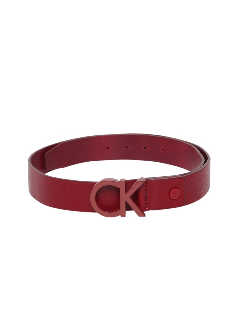 Calvin Klein Jeans Men Red Solid Belt