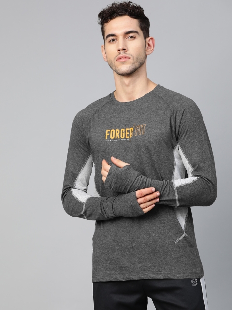 Hrx By Hrithik Roshan Men Anthra Melange Printed Rapid-Dry Thumbhole Running T-shirt, Charcoal
Hrx By Hrithik Roshan Men Anthra Melange Printed Rapid-Dry Thumbhole Running T-shirt, Charcoal