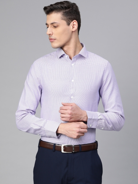 Marks & Spencer Men Pink & Navy Blue Regular Fit Dobby Weave Self Design Formal Shirt
Marks & Spencer Men Pink & Navy Blue Regular Fit Dobby Weave Self Design Formal Shirt