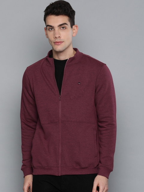 Louis Philippe Sport Men Maroon Sweatshirt