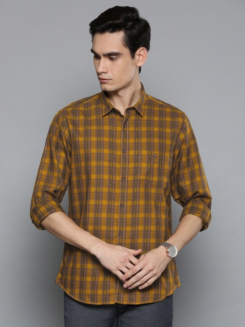 Louis Philippe Sport Men Brown & Mustard Yellow Slim Fit Checked Casual Shirt
Louis Philippe Sport Men Brown & Mustard Yellow Slim Fit Checked Casual Shirt
