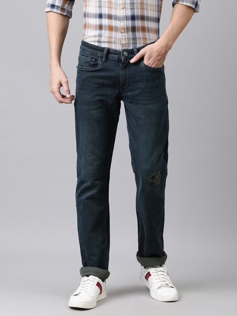 Louis Philippe Jeans Men Blue Matt Slim Fit Low-Rise Mildly Distressed Stretchable Jeans
Louis Philippe Jeans Men Blue Matt Slim Fit Low-Rise Mildly Distressed Stretchable Jeans