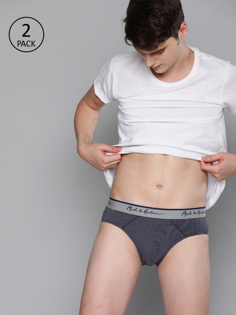Mast & Harbour Men Pack of 2 Ultrasoft Cotton Briefs MNH-BRF-PK2-025A-YD1, Navy blue
Mast & Harbour Men Pack of 2 Ultrasoft Cotton Briefs MNH-BRF-PK2-025A-YD1, Navy blue