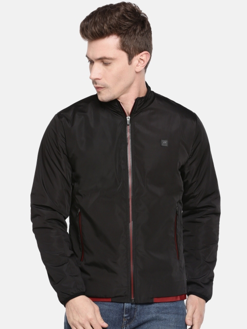Proline Active Men Black Solid Sporty Jacket