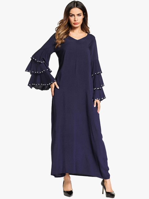 JC Collection Women Navy Blue Solid Maxi Dress
JC Collection Women Navy Blue Solid Maxi Dress