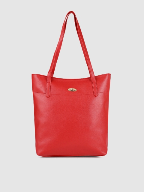 Lavie Red Solid Shoulder Bag