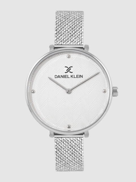 Daniel Klein Women Silver-Toned Analogue Watch DK.1.12256-1