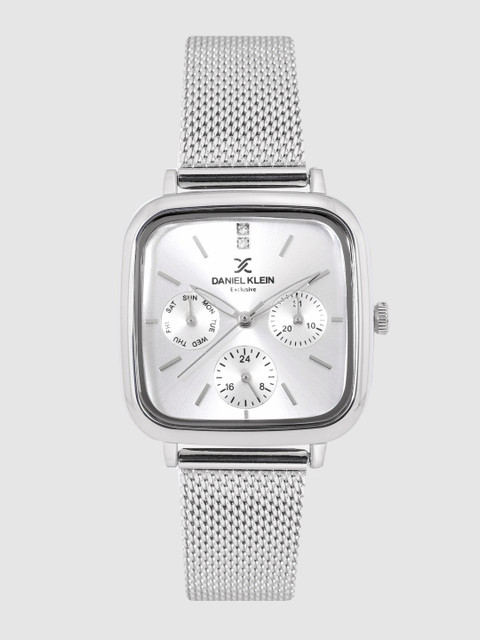 Daniel Klein Women Silver-Toned Analogue Watch DK.1.12373
Daniel Klein Women Silver-Toned Analogue Watch DK.1.12373