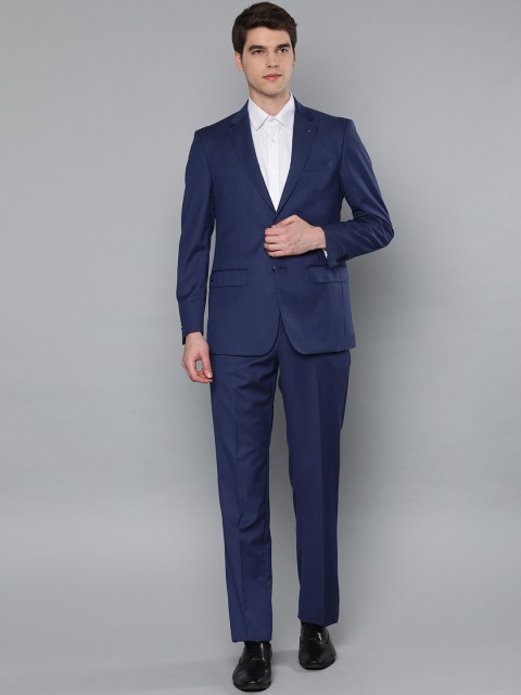 Louis Philippe Gods & Kings Men Navy Blue Solid Single-Breasted Regular Fit Formal Suit
Louis Philippe Gods & Kings Men Navy Blue Solid Single-Breasted Regular Fit Formal Suit
