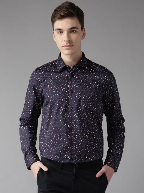 Blackberrys Men Navy Blue & Off-White Phoenix Skinny Fit Printed Smart Casual Shirt
Blackberrys Men Navy Blue & Off-White Phoenix Skinny Fit Printed Smart Casual Shirt