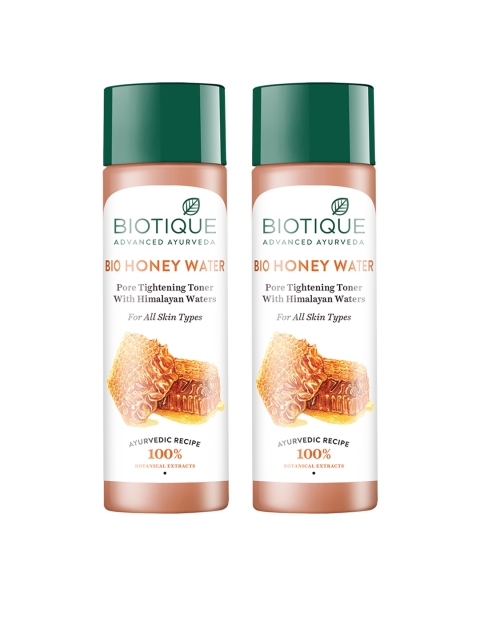 Biotique Advanced Ayurveda Unisex Set of 2 Bio Honey Water Pore Tightening Toner, White
Biotique Advanced Ayurveda Unisex Set of 2 Bio Honey Water Pore Tightening Toner, White