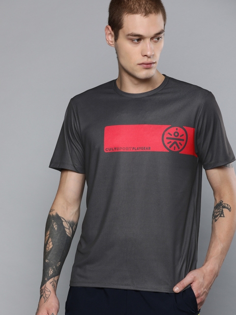 Cultsport Men Charcoal Grey Round Neck Flydry Cool Control Technology Training T-shirt
Cultsport Men Charcoal Grey Round Neck Flydry Cool Control Technology Training T-shirt