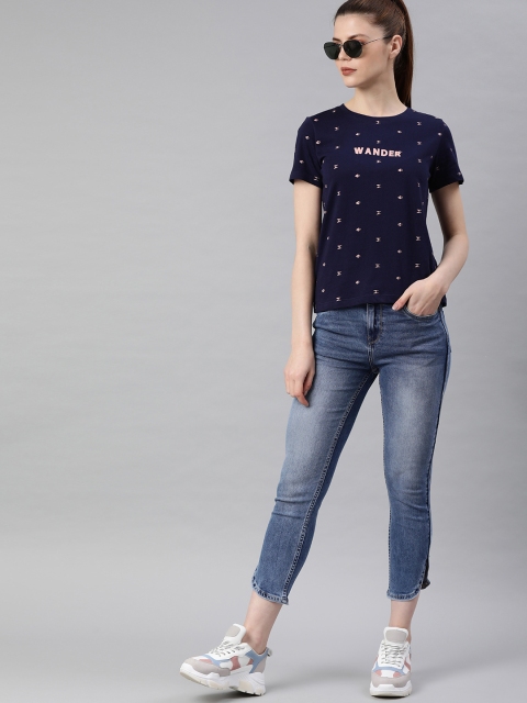 The Roadster Lifestyle Co Women Blue Regular Fit High-Rise Clean Look Stretchable Jeans With Piping Seam
The Roadster Lifestyle Co Women Blue Regular Fit High-Rise Clean Look Stretchable Jeans With Piping Seam