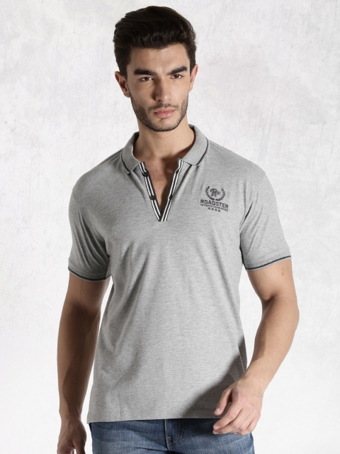Roadster Grey Polo T-shirt