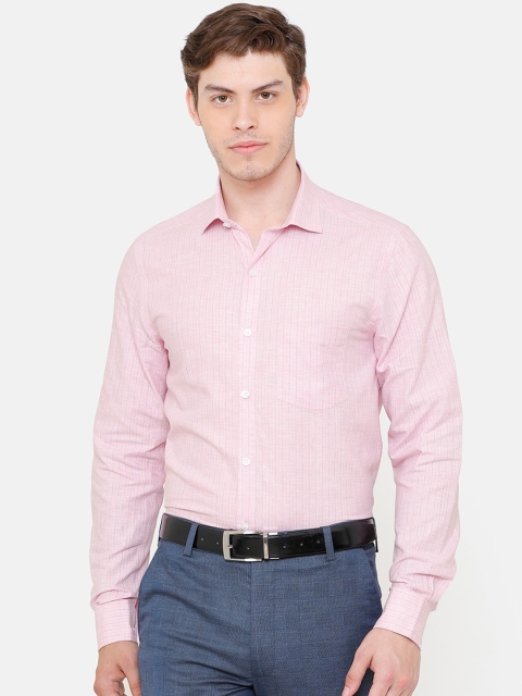 CAVALLO by Linen Club Men Cotton Linen Pink Regular Fit Striped Sustainable Formal Shirt
CAVALLO by Linen Club Men Cotton Linen Pink Regular Fit Striped Sustainable Formal Shirt