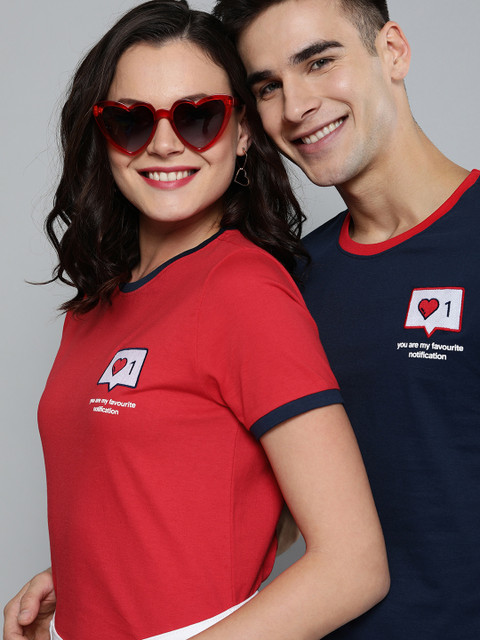 Mast Harbour Women Twin Collection Red Solid Round Neck Pure Cotton T-shirt With Applique Detail
Mast Harbour Women Twin Collection Red Solid Round Neck Pure Cotton T-shirt With Applique Detail