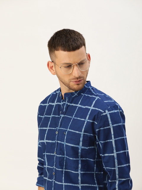 Mr Bowerbird Men NavyBlue Regular Fit Natural Dyed Hand Printed Checked Sustainable Sustainable Sustainable Shirt, Navy blue
Mr Bowerbird Men NavyBlue Regular Fit Natural Dyed Hand Printed Checked Sustainable Sustainable Sustainable Shirt, Navy blue