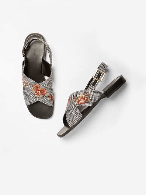 CHARLES & KEITH Women Multicoloured Solid Synthetic Patent Open Toe Flats, Multi
CHARLES & KEITH Women Multicoloured Solid Synthetic Patent Open Toe Flats, Multi