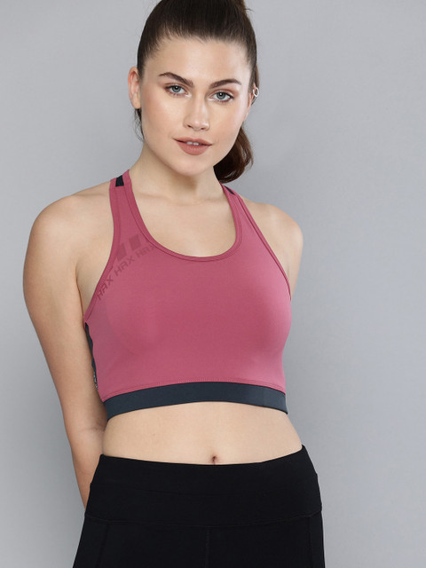 HRX by Hrithik Roshan Pink Colourblocked Medium Support Rapid Dry Training Bra WKT-1431-A
HRX by Hrithik Roshan Pink Colourblocked Medium Support Rapid Dry Training Bra WKT-1431-A