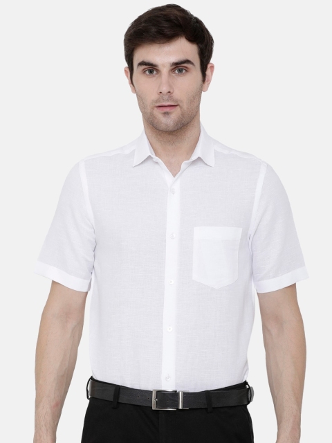 CAVALLO by Linen Club Men Cotton Linen White Regular Fit Solid Sustainable Formal Shirt
CAVALLO by Linen Club Men Cotton Linen White Regular Fit Solid Sustainable Formal Shirt