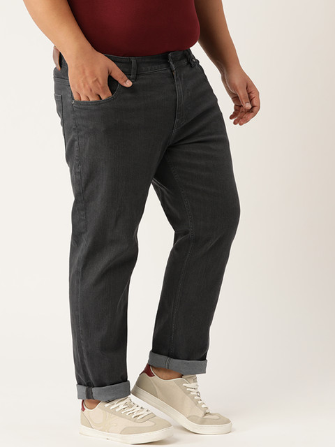 Sztori Plus Size Men Charcoal Grey Slim Tapered Fit Mid-Rise Clean Look Stretchable Jeans
Sztori Plus Size Men Charcoal Grey Slim Tapered Fit Mid-Rise Clean Look Stretchable Jeans