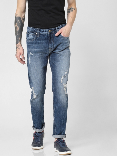 Jack & Jones Men Blue Tim Slim Straight Fit Low-Rise Mildly Distressed Stretchable Jeans
Jack & Jones Men Blue Tim Slim Straight Fit Low-Rise Mildly Distressed Stretchable Jeans