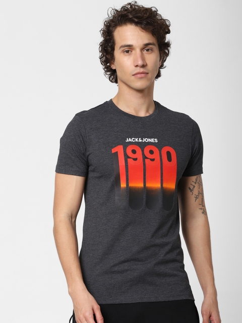 Jack & Jones Men Charcoal Grey Brand Logo Printed Slim Fit Round Neck Sustainable T-shirt
Jack & Jones Men Charcoal Grey Brand Logo Printed Slim Fit Round Neck Sustainable T-shirt