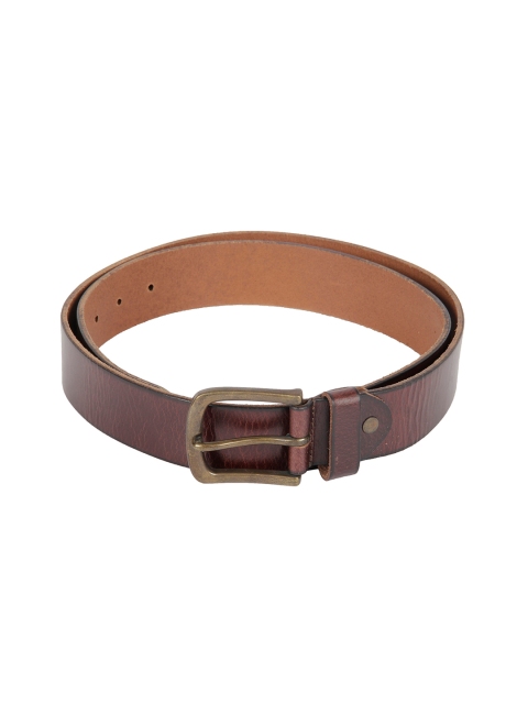 Kara Men Brown Leather Belt